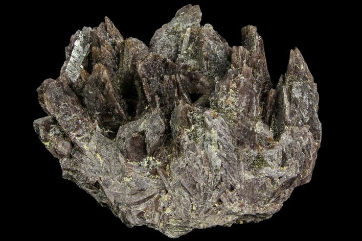 Axinite Crystal Cluster - Peru #87734